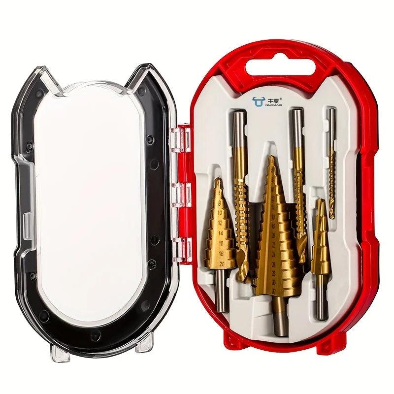 Kit Completo 6 Brocas de Titânio Escalonada - Martch