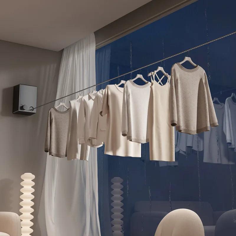Varal Retrátil Premium Para Roupas Com Instalação Fácil e Rápida - Martch